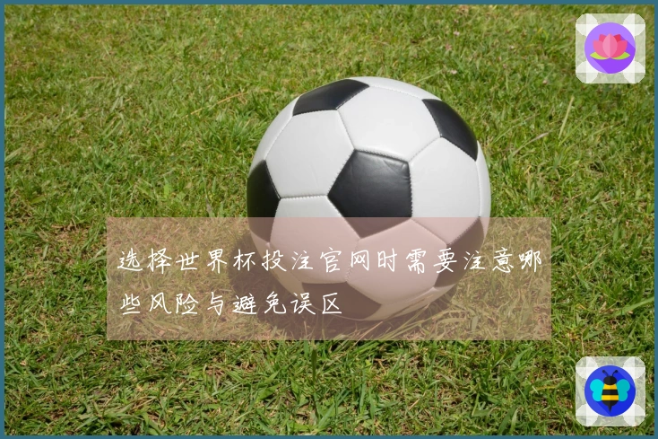 选择世界杯投注官网时需要注意哪些风险与避免误区